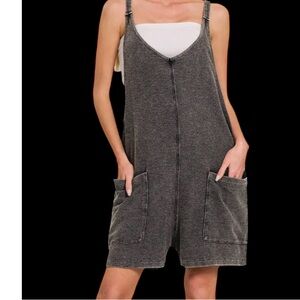 Zenana Outfitters Gray Women's Romper summer ready Trending